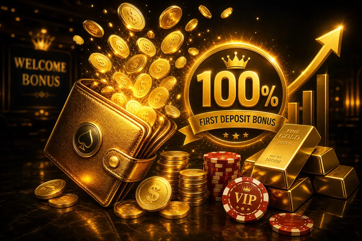 Bonus deposit pertama Megajudi303